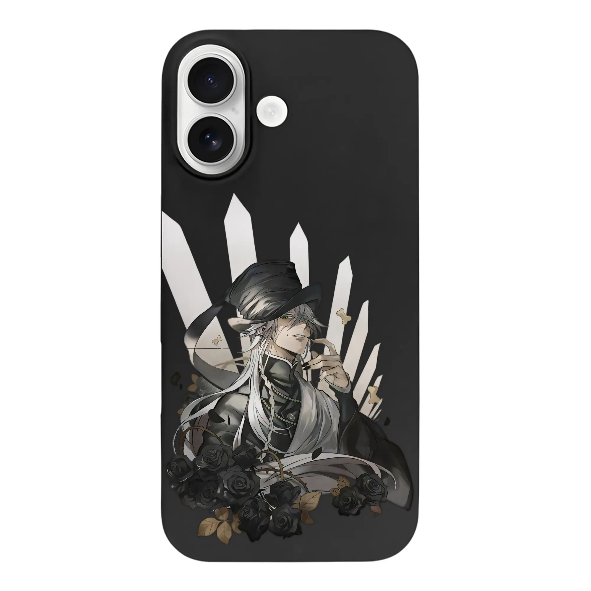 黒執事 グッズ,葬儀屋 - iPhone 17 シリーズ シリコンケース 薄型 耐衝撃 指紋防止 ソフトタッチカバー 精密フィット 傷防止 保護ケース iPhone 17/17 Air/17 Pro/17 Pro Max 対応